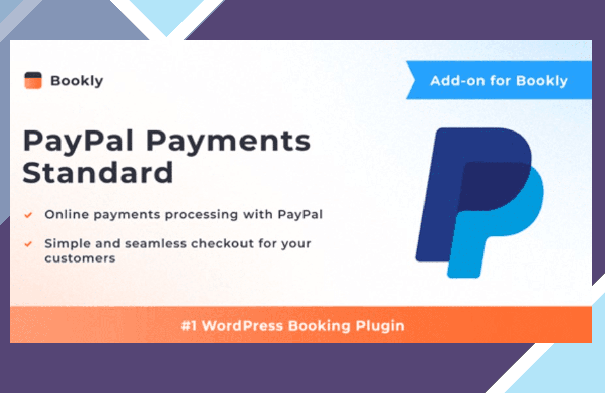 Bookly PayPal Payments Standard screenshot