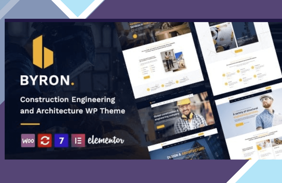 Byron | Construction and Engineering WordPress Theme screenshot
