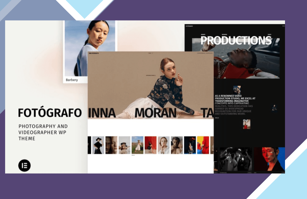 Fotógrafo – Photography Videographer WordPress Theme screenshot