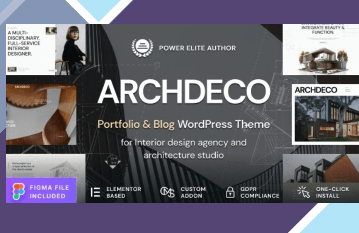 Archdeco – Architecture and Interior Design Agency Portfolio WordPress Theme screenshot