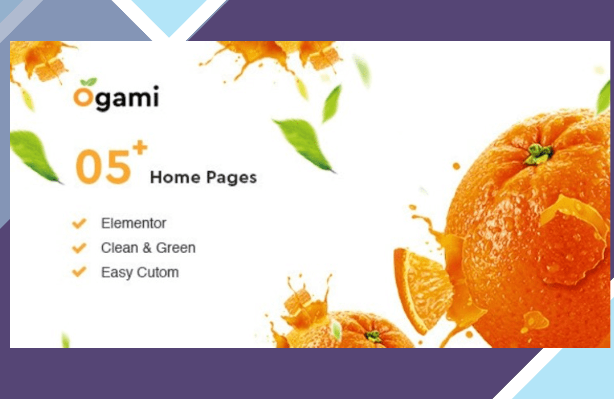Ogami – Organic Store and Bakery WordPress Theme screenshot