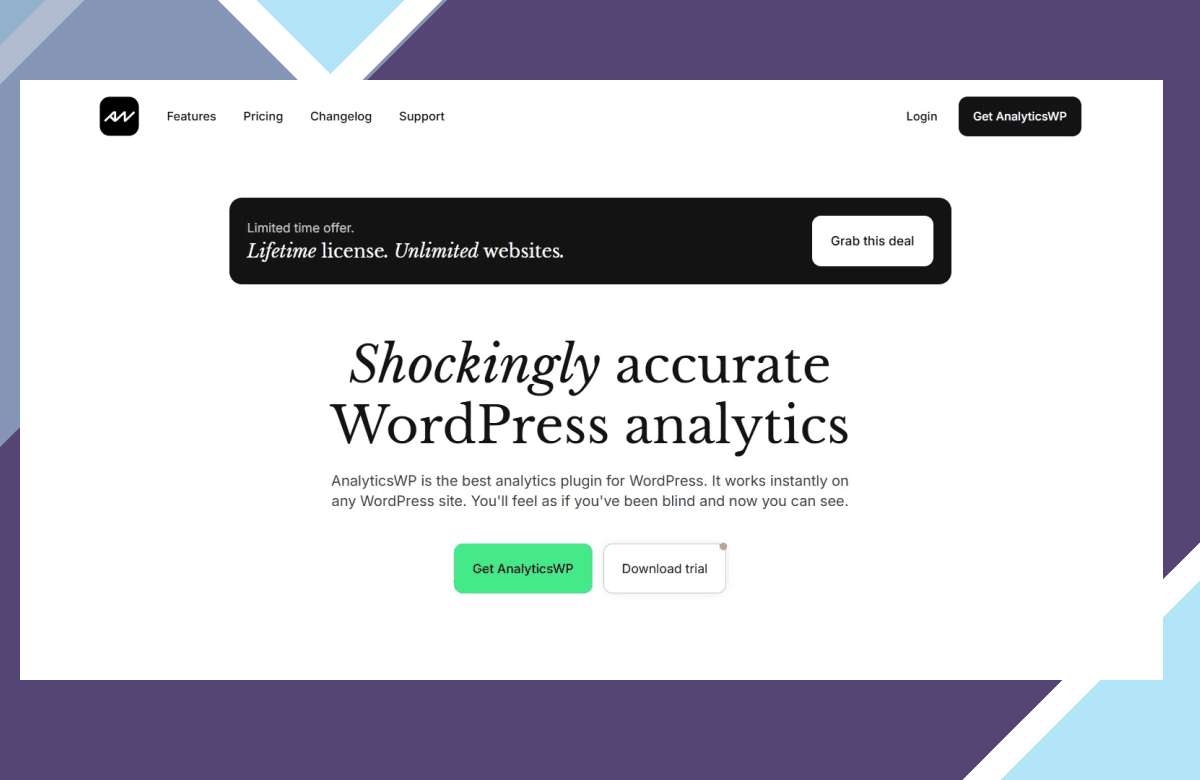 Analytics WP screenshot