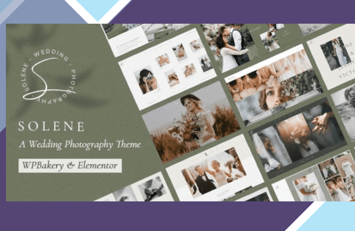 Solene – Wedding Photography WordPress Theme screenshot