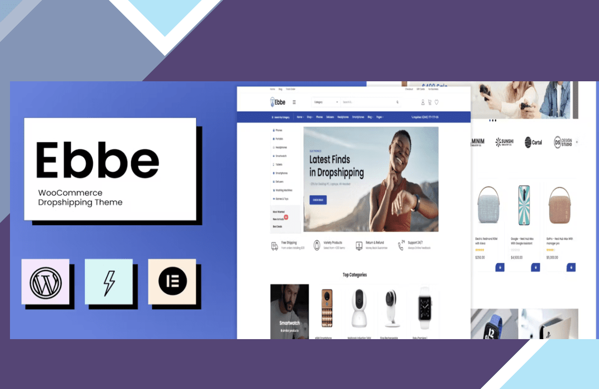 Ebbe – WooCommerce Dropshipping Theme screenshot
