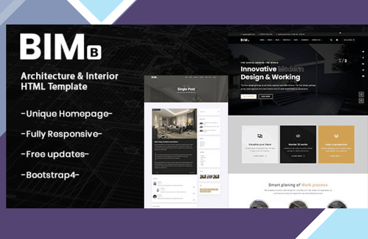 BIM – Architecture and Interior Design WP Theme screenshot