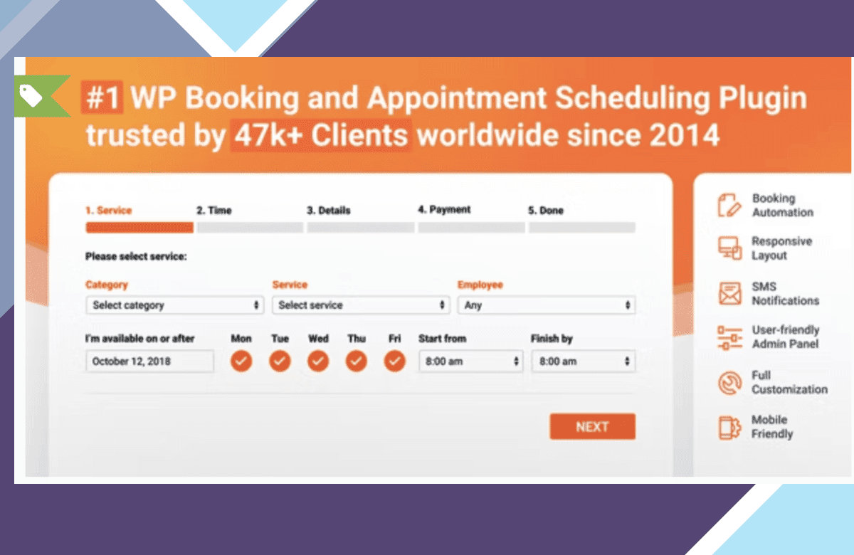 Bookly PRO – Discounts screenshot