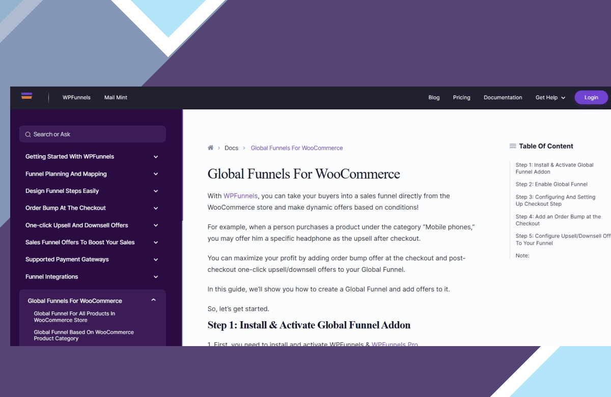 WPFunnels Global Checkout screenshot