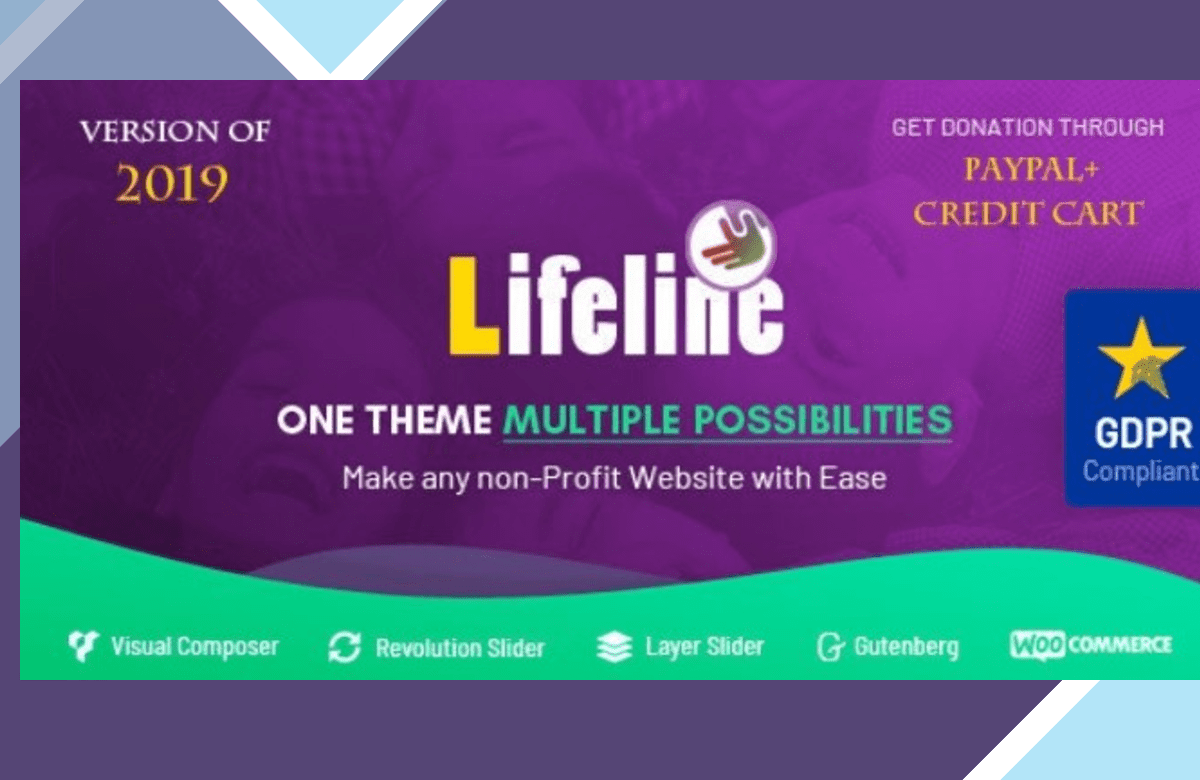 Lifeline – NGO, Fund Raising and Charity WordPress Theme screenshot