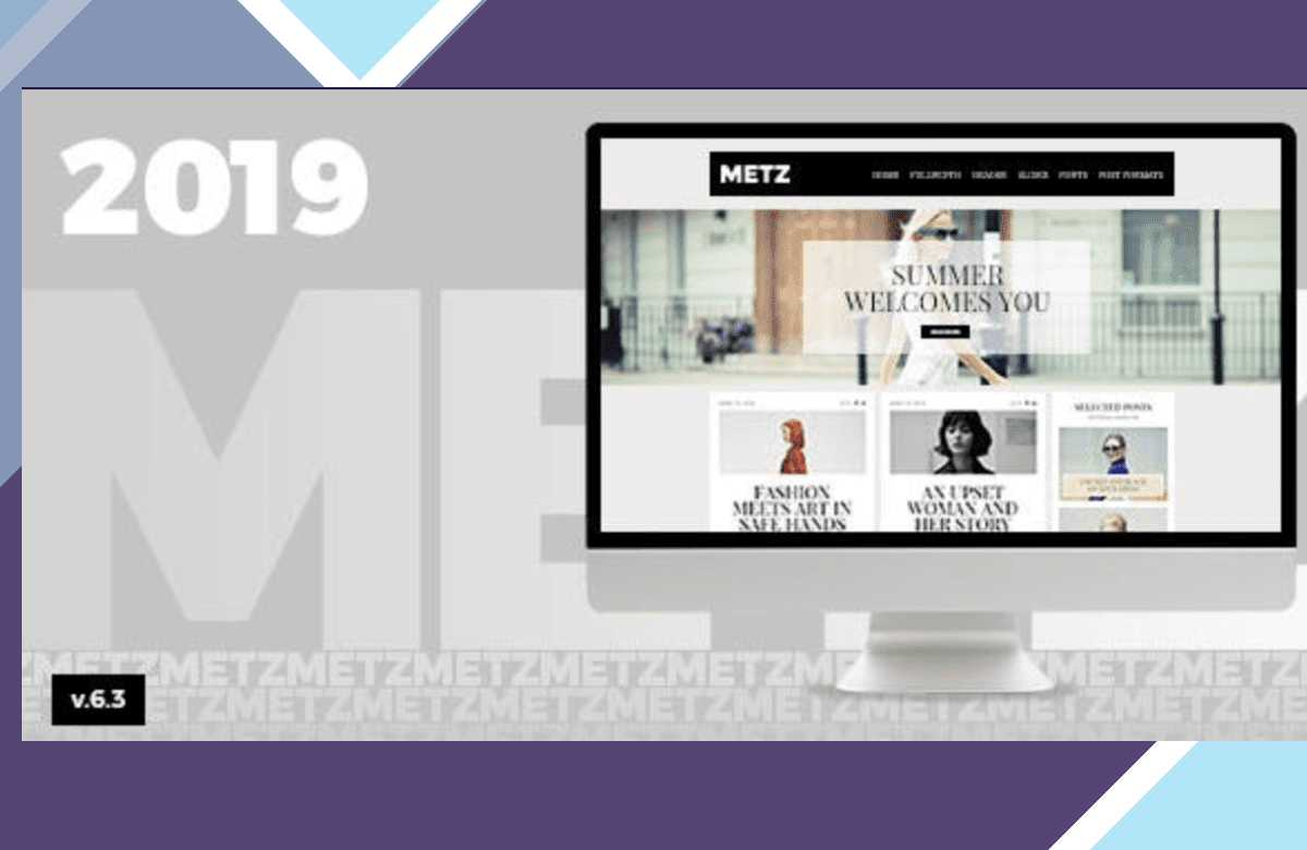 Metz – A Fashioned Editorial Magazine Theme screenshot