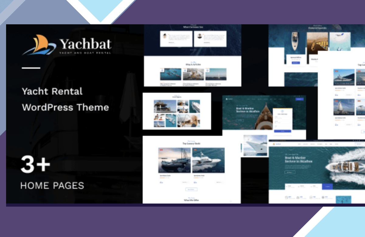 Yachbat – Yacht and Boat Rental WordPress Theme screenshot