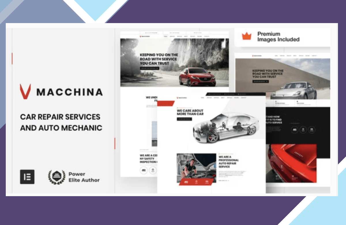 Macchina – Auto Repair WordPress screenshot