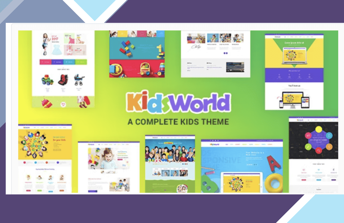 Kids Heaven – Children WordPress Theme screenshot