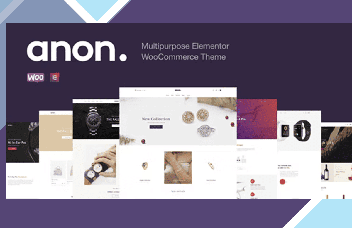 Anon – Multipurpose Elementor WooCommerce Theme screenshot