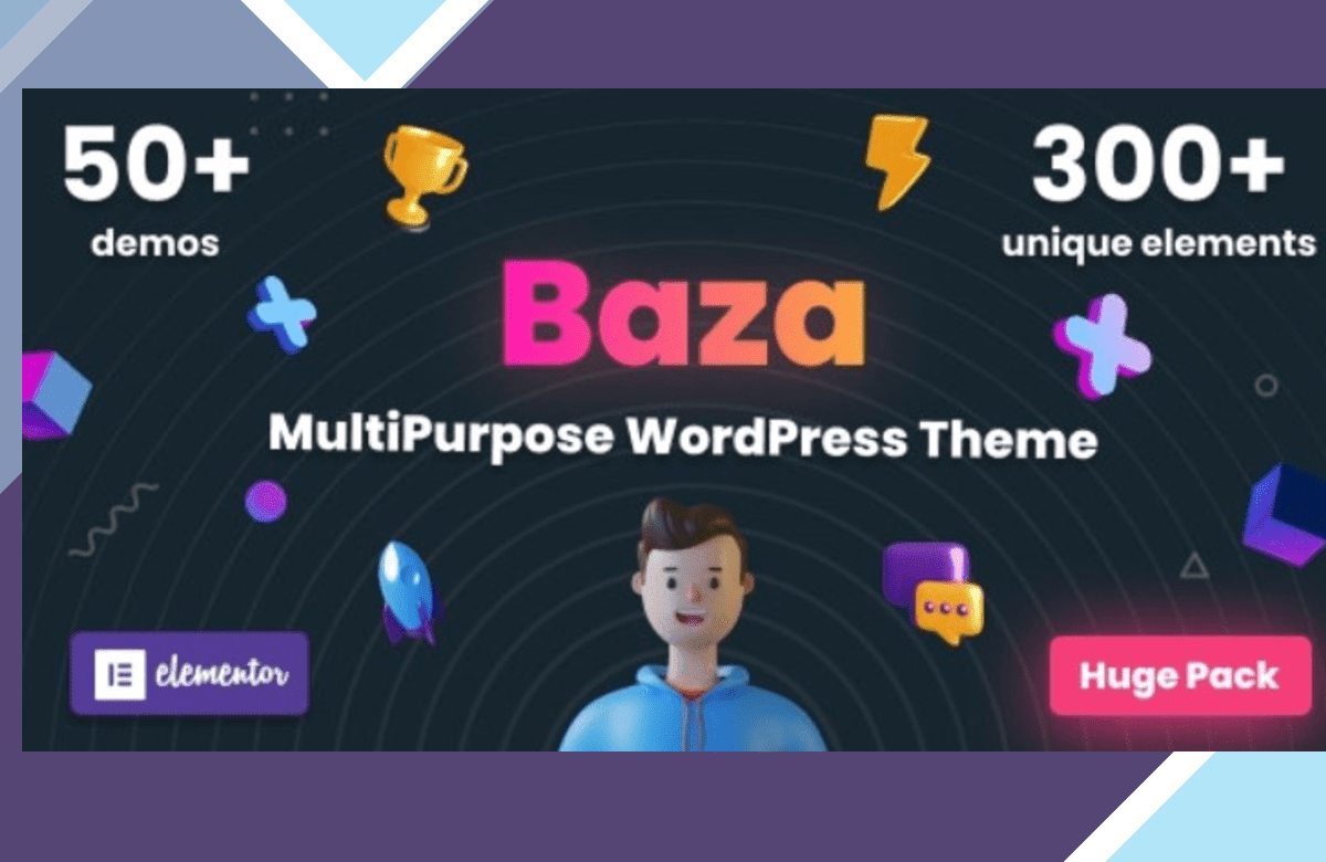 Baza – Creative MultiPurpose WordPress Theme screenshot
