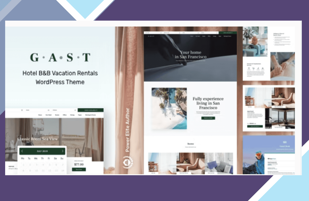 Gast – Hotel Booking WordPress Theme screenshot