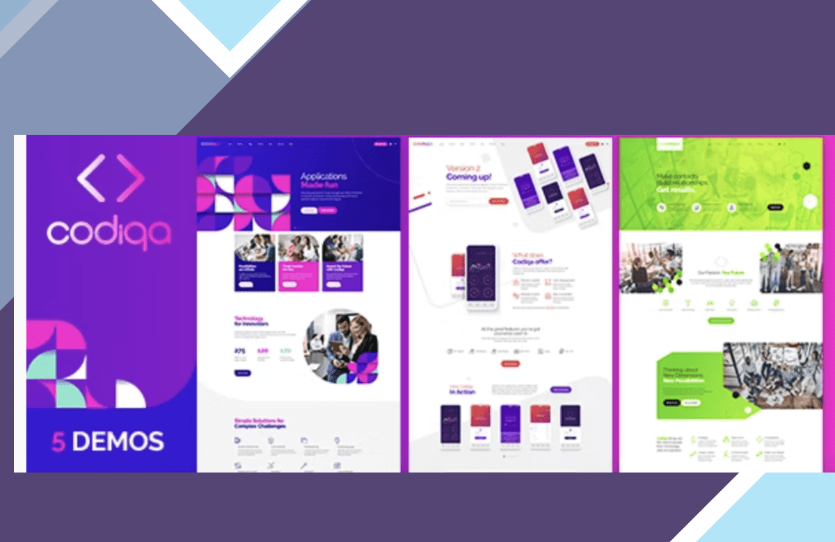 Codiqa – Software, App and Digital WordPress Theme screenshot