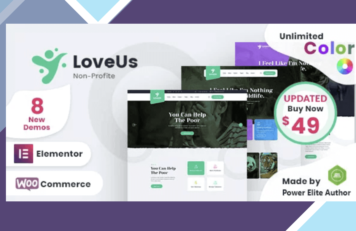 Loveus – NonProfit Charity WordPress Theme screenshot