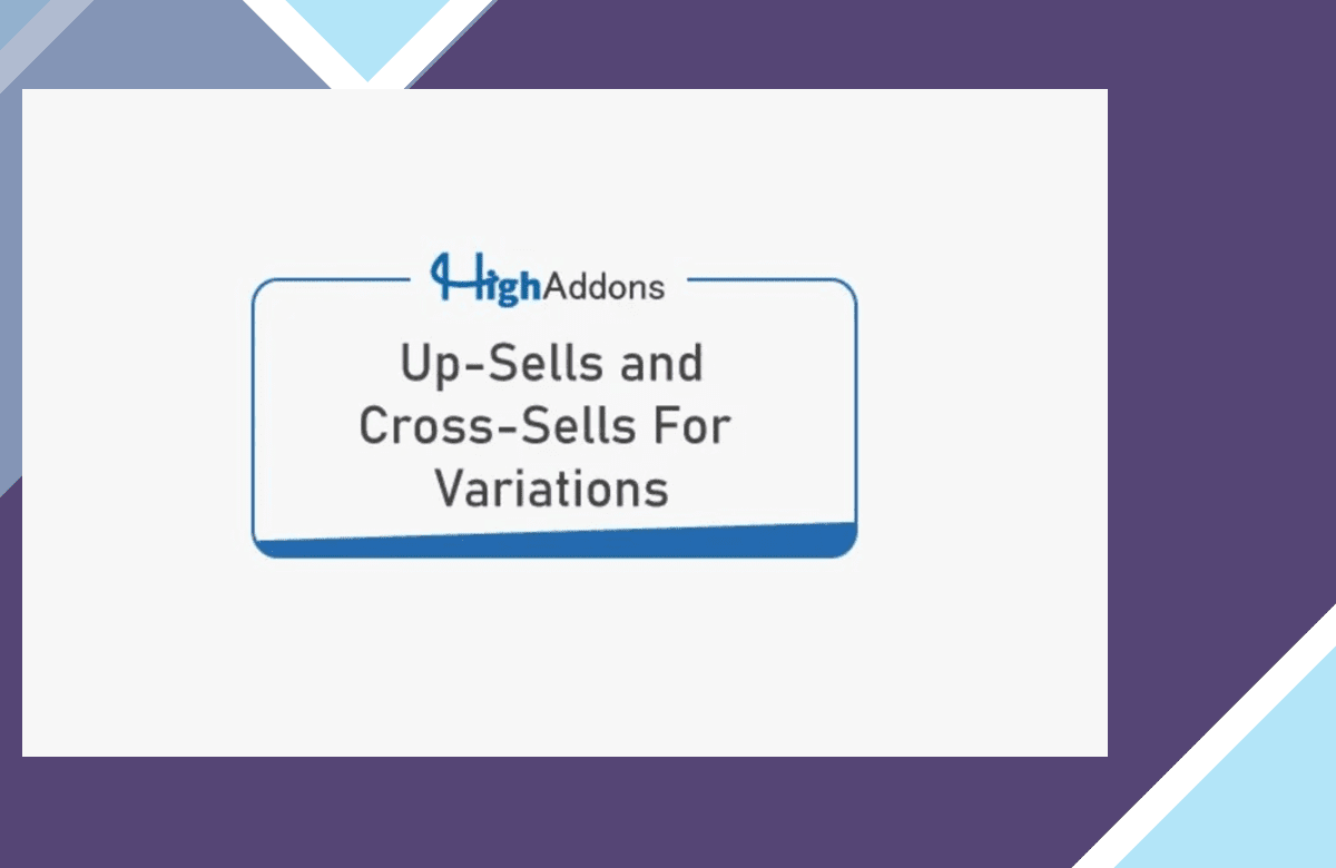Up-Sells and Cross-Sells For Variations screenshot