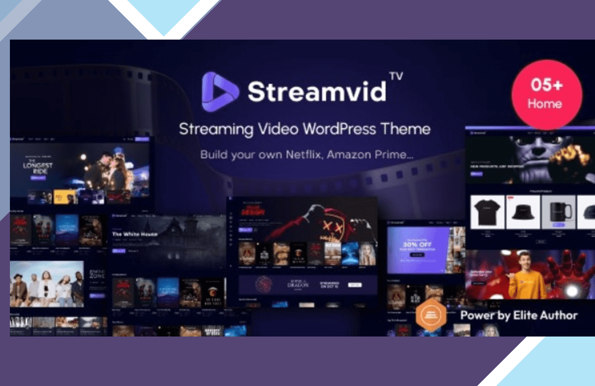 StreamVid – Video Streaming WordPress Theme screenshot