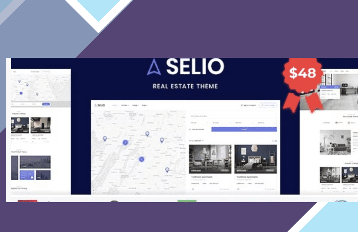 Selio – Real Estate Directory WordPress Theme screenshot