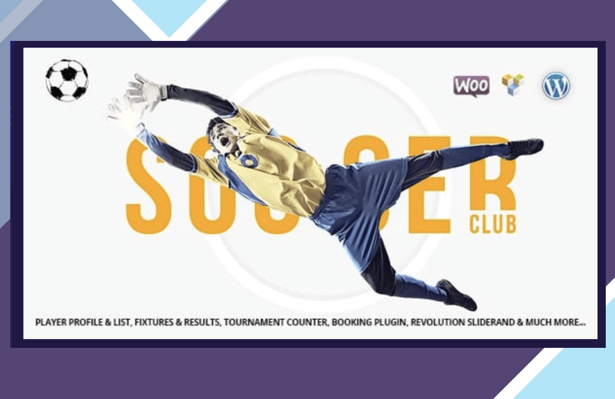 Soccer Club – Football Team WordPress Theme screenshot