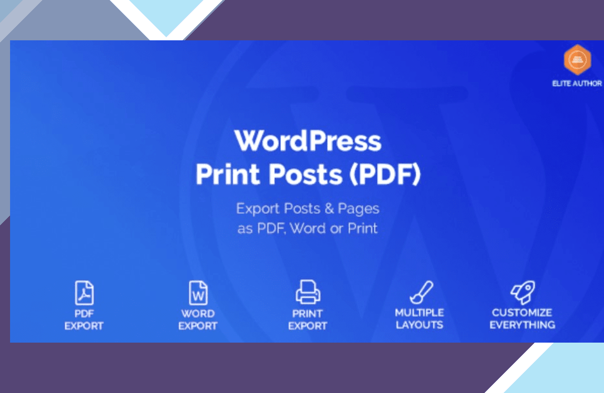 WordPress Print Posts and Pages screenshot