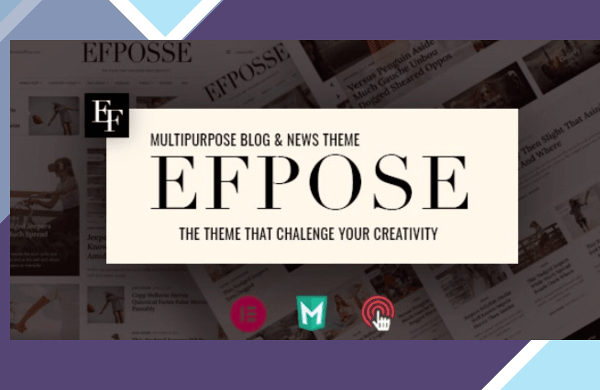 Efpose – Multipurpose Blog and Newspaper Theme screenshot