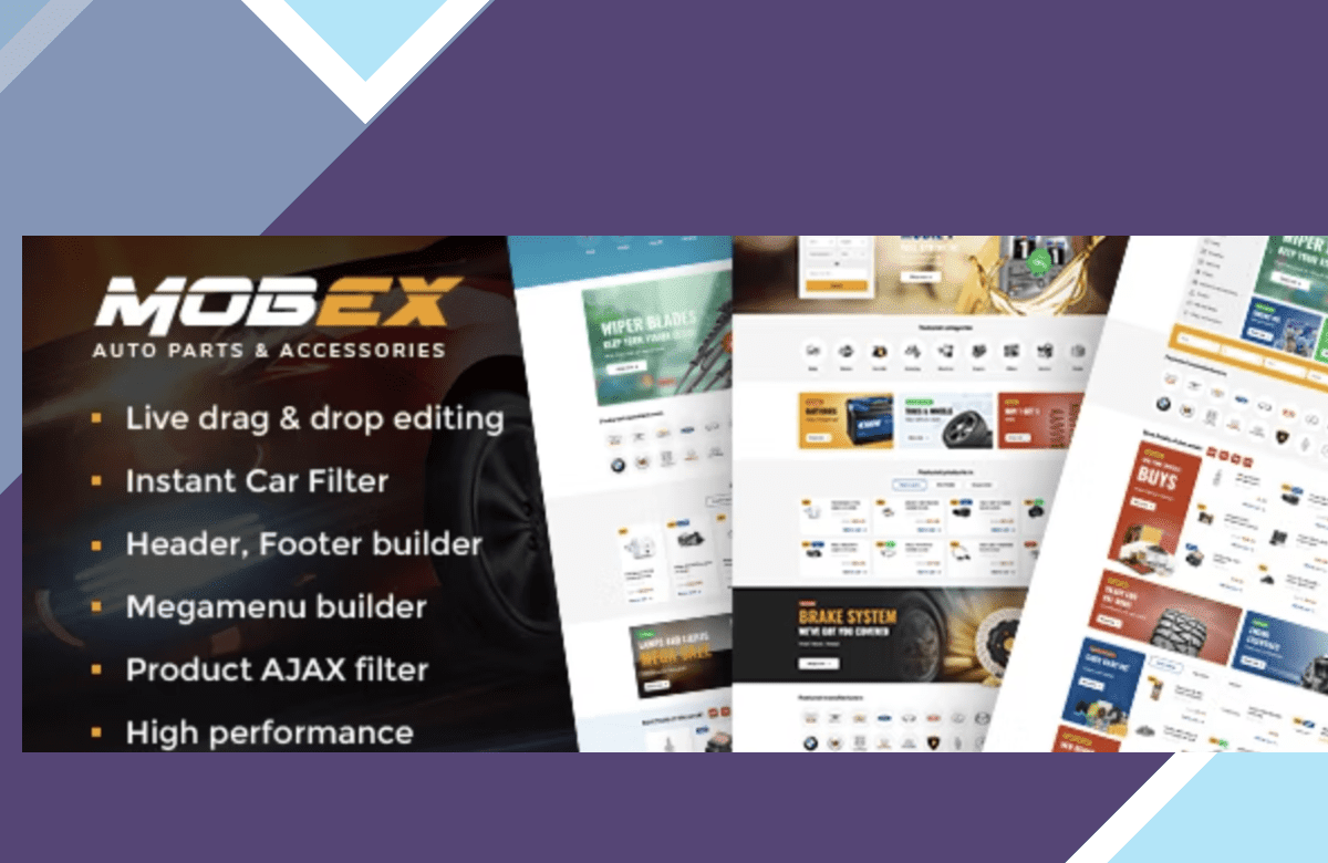 Mobex – Auto Parts WordPress Theme screenshot