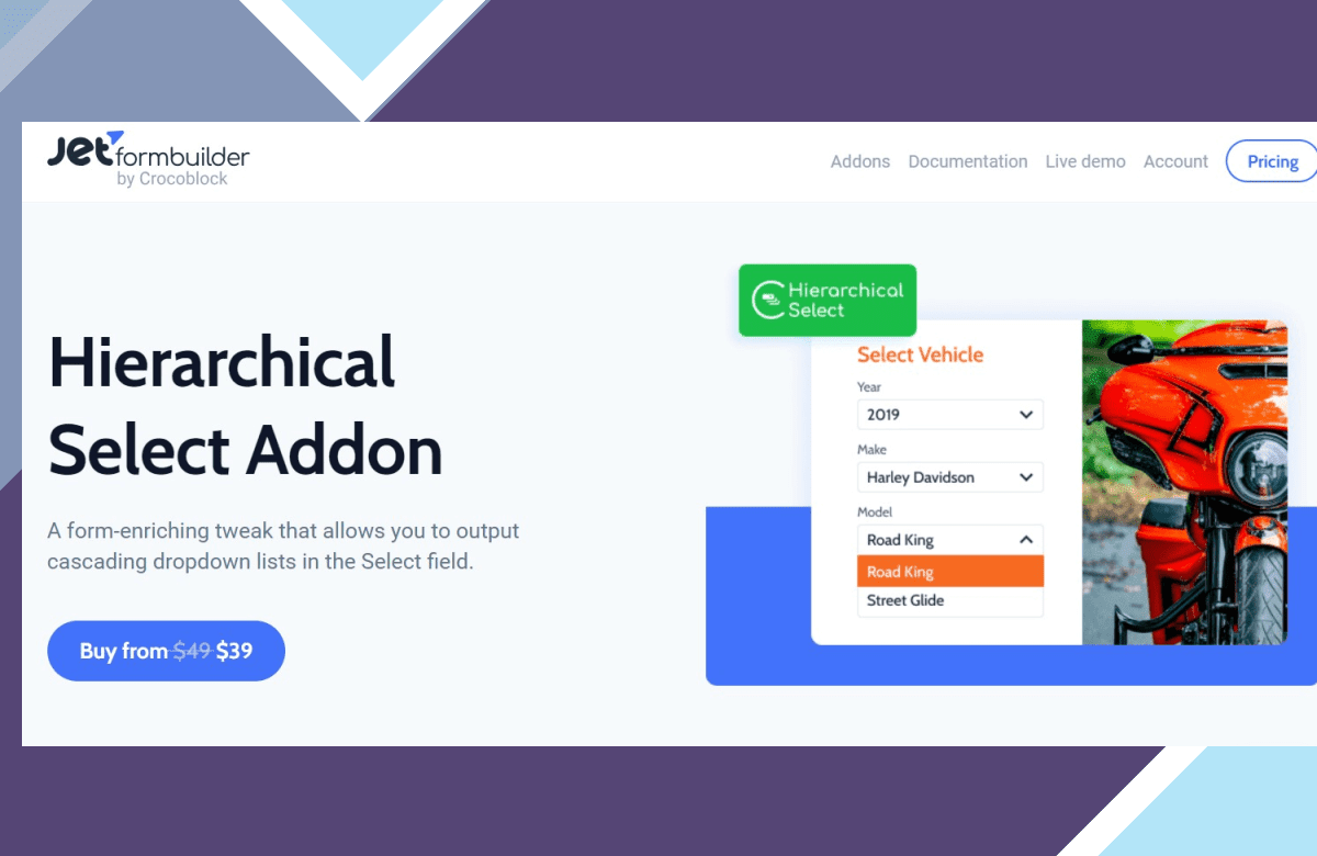 JetFormBuilder Hierarchical Select screenshot
