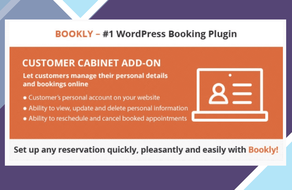 GDPR Solution Bookly Customer Cabinet (Add-on) screenshot