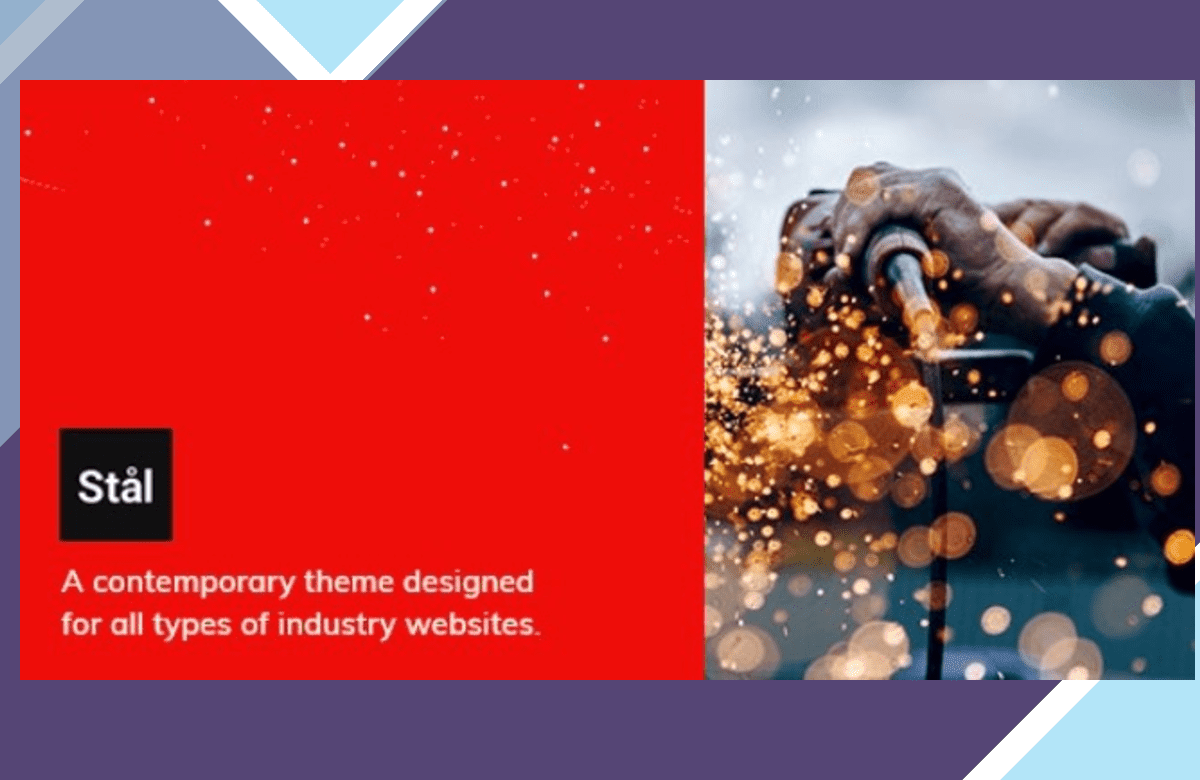 Stal – Industry WordPress Theme screenshot