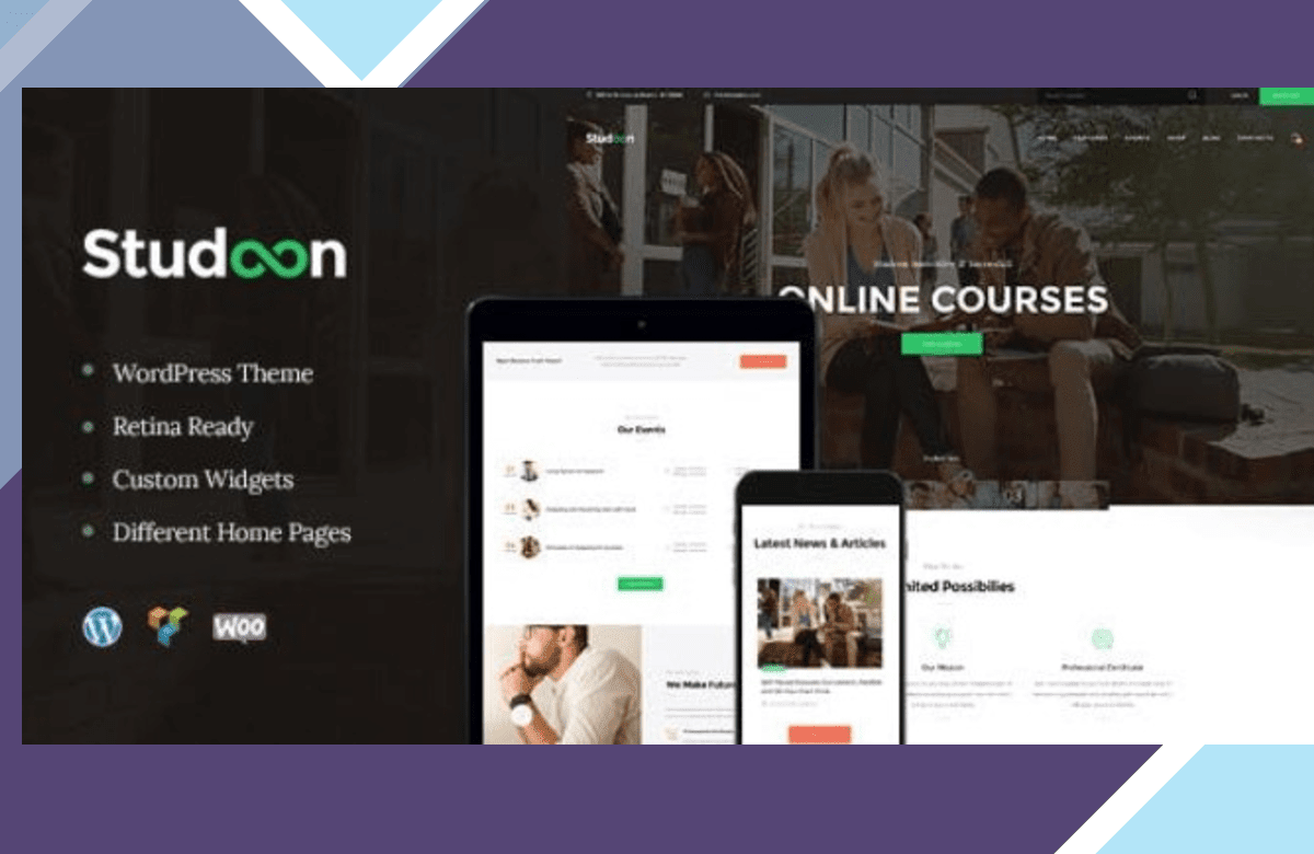 Studeon | Education Center and Training Courses WordPress Theme screenshot