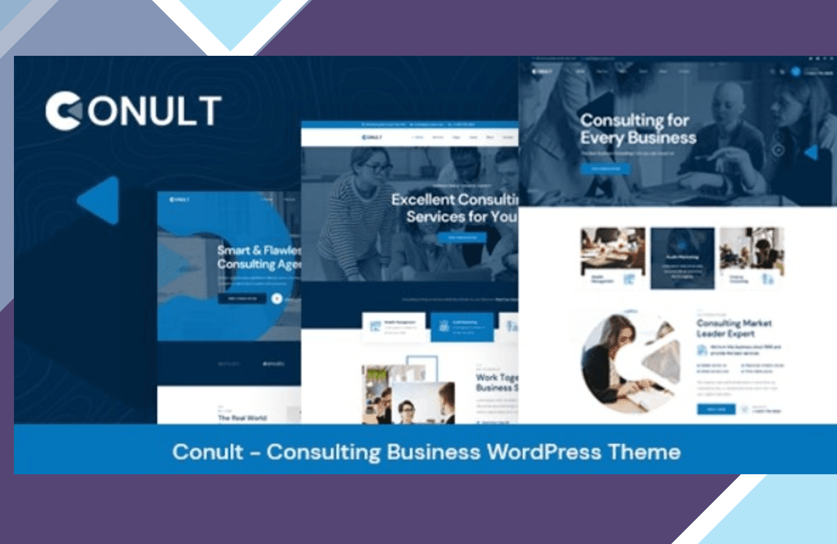 Conult – Consulting Business WordPress Themes screenshot