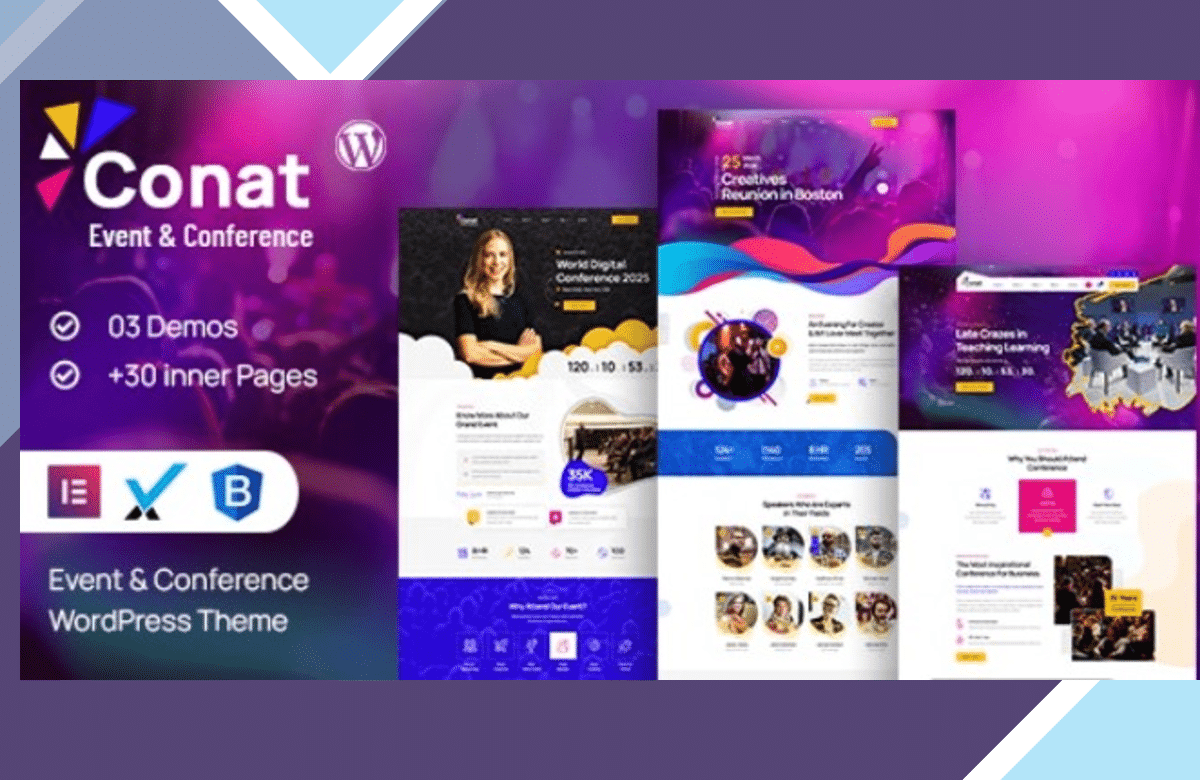 Conat | Event and Conference WordPress Theme screenshot
