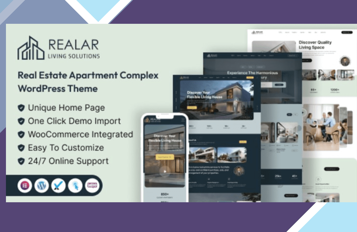 Realar – Real Estate WordPress Theme screenshot