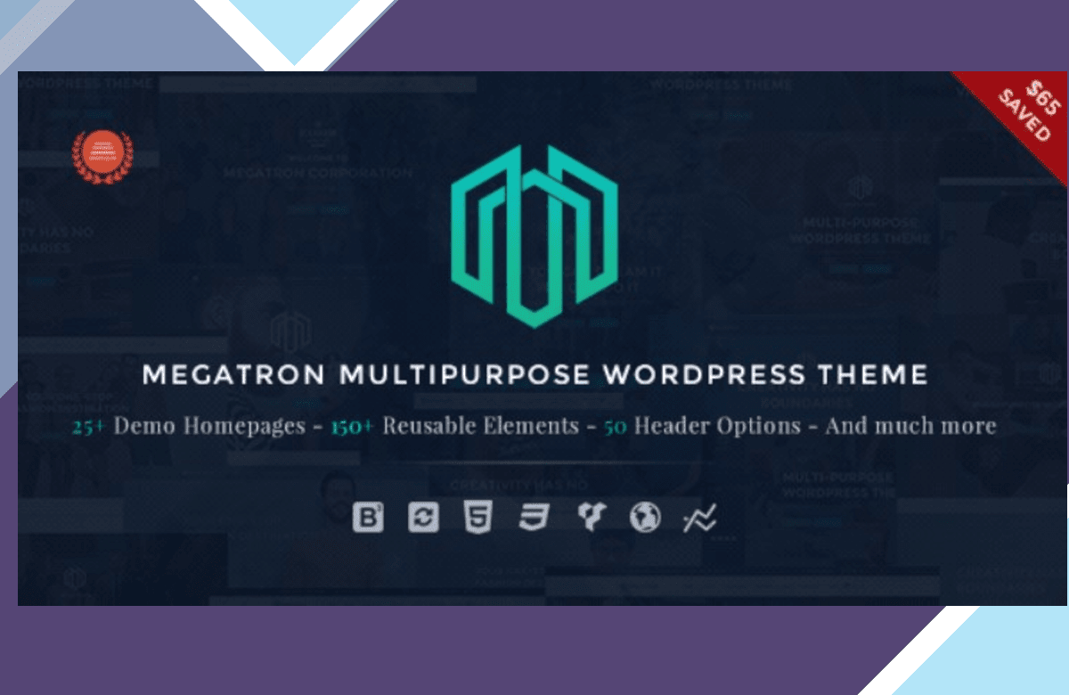 Megatron – Best Responsive MultiPurpose WordPress Theme screenshot