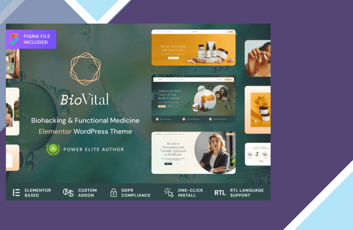BioVital – Functional Medicine Doctor Theme screenshot