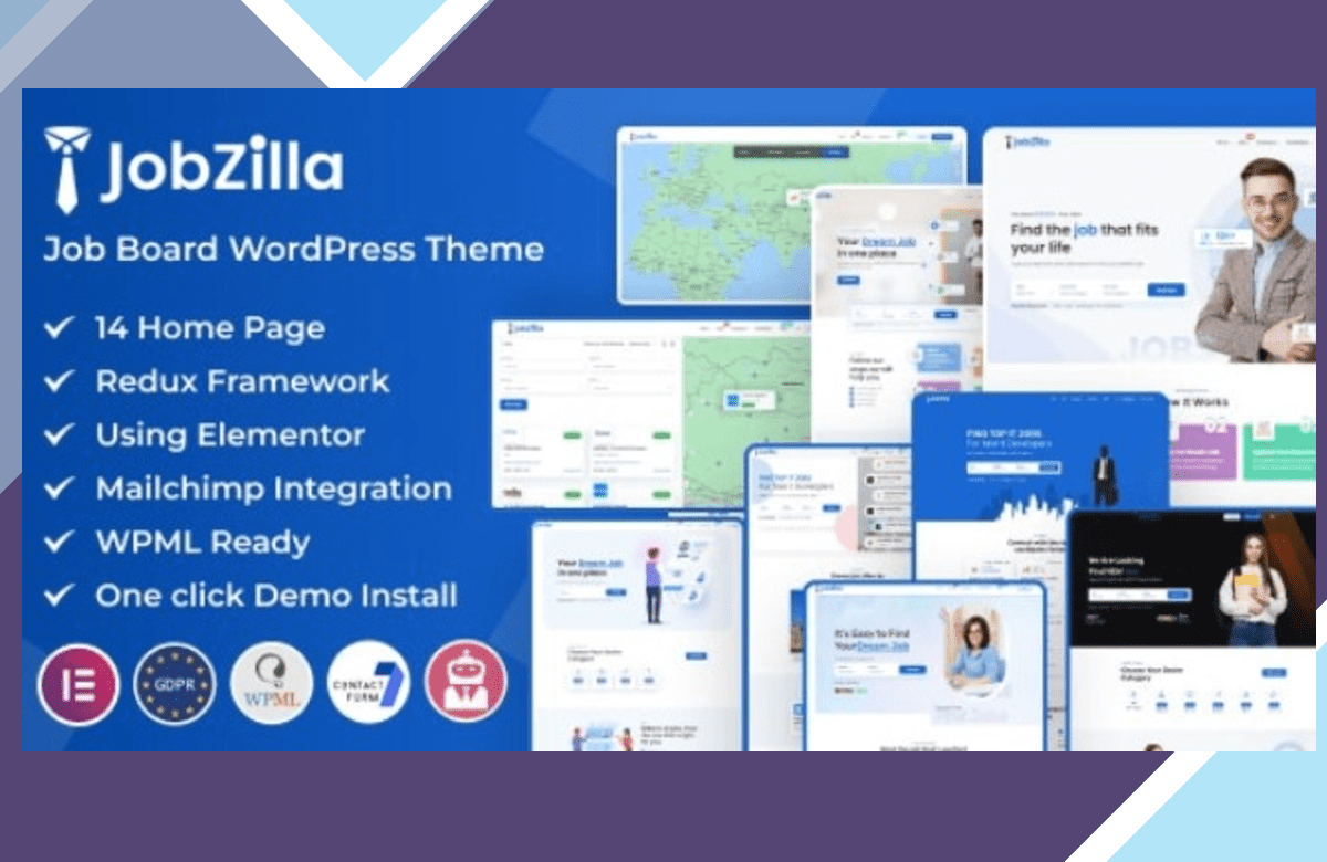 JobZilla – Job Board WordPress Theme screenshot