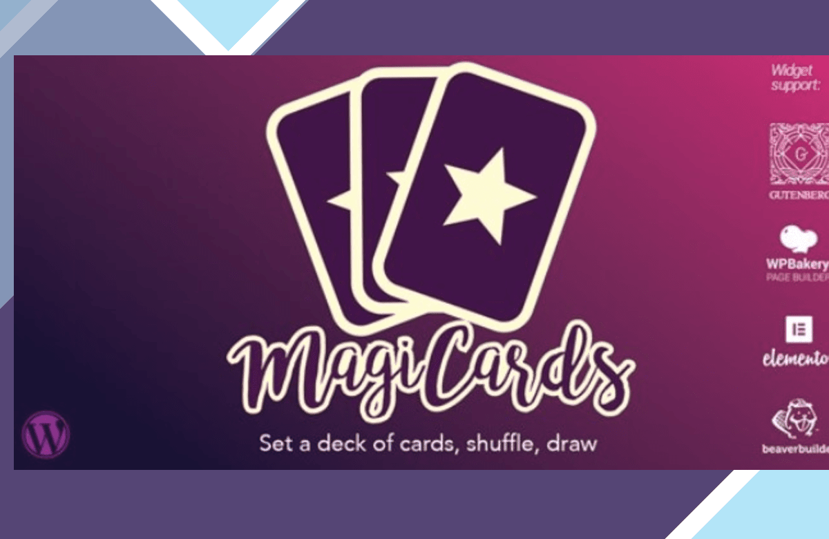 MagiCards – Decks of Cards to Shuffle | WP plugin screenshot