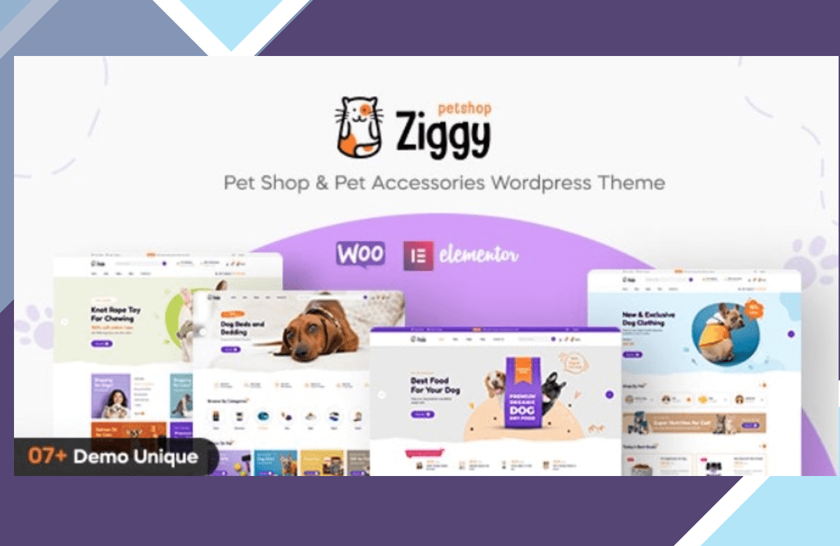 Ziggy – Pet Shop WordPress Theme screenshot