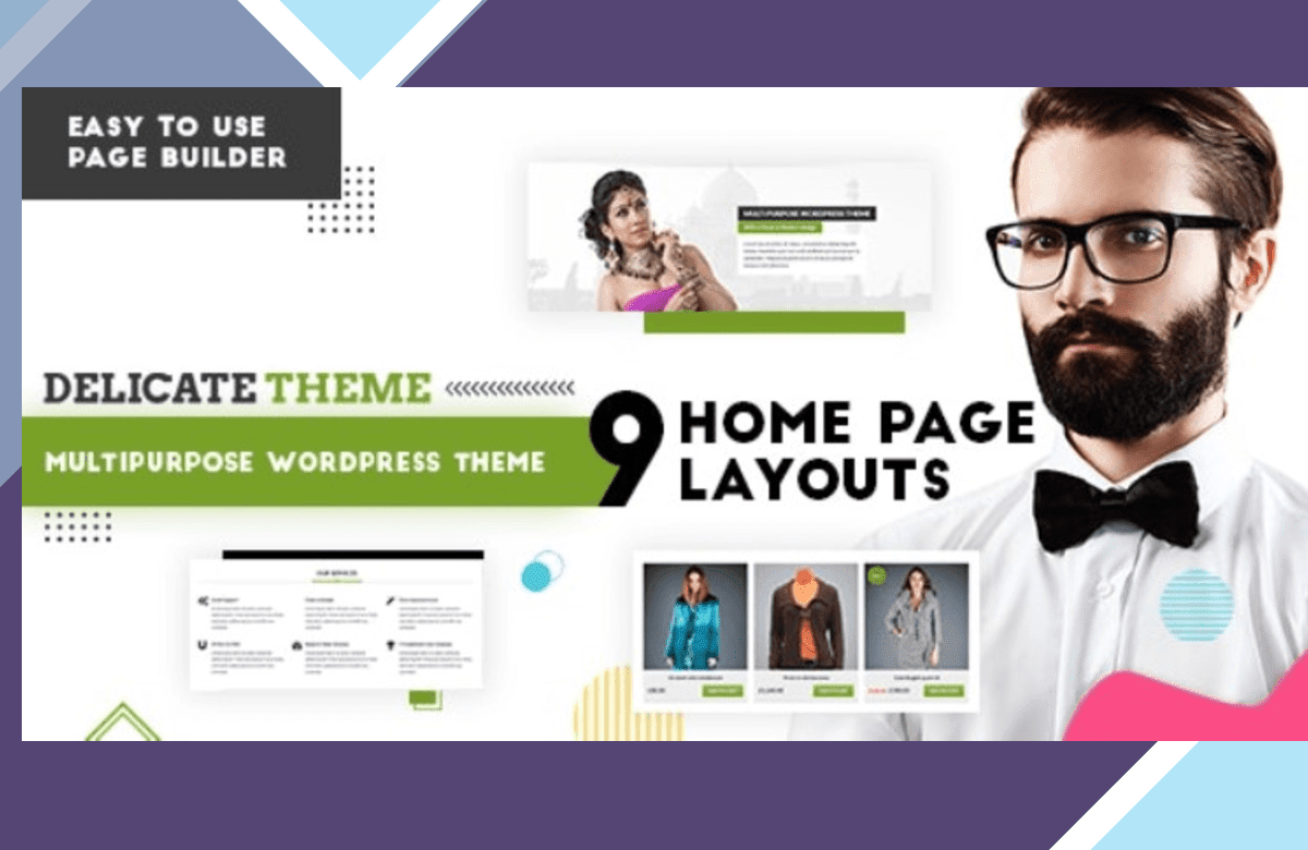 Delicate | Multipurpose WordPress Theme screenshot