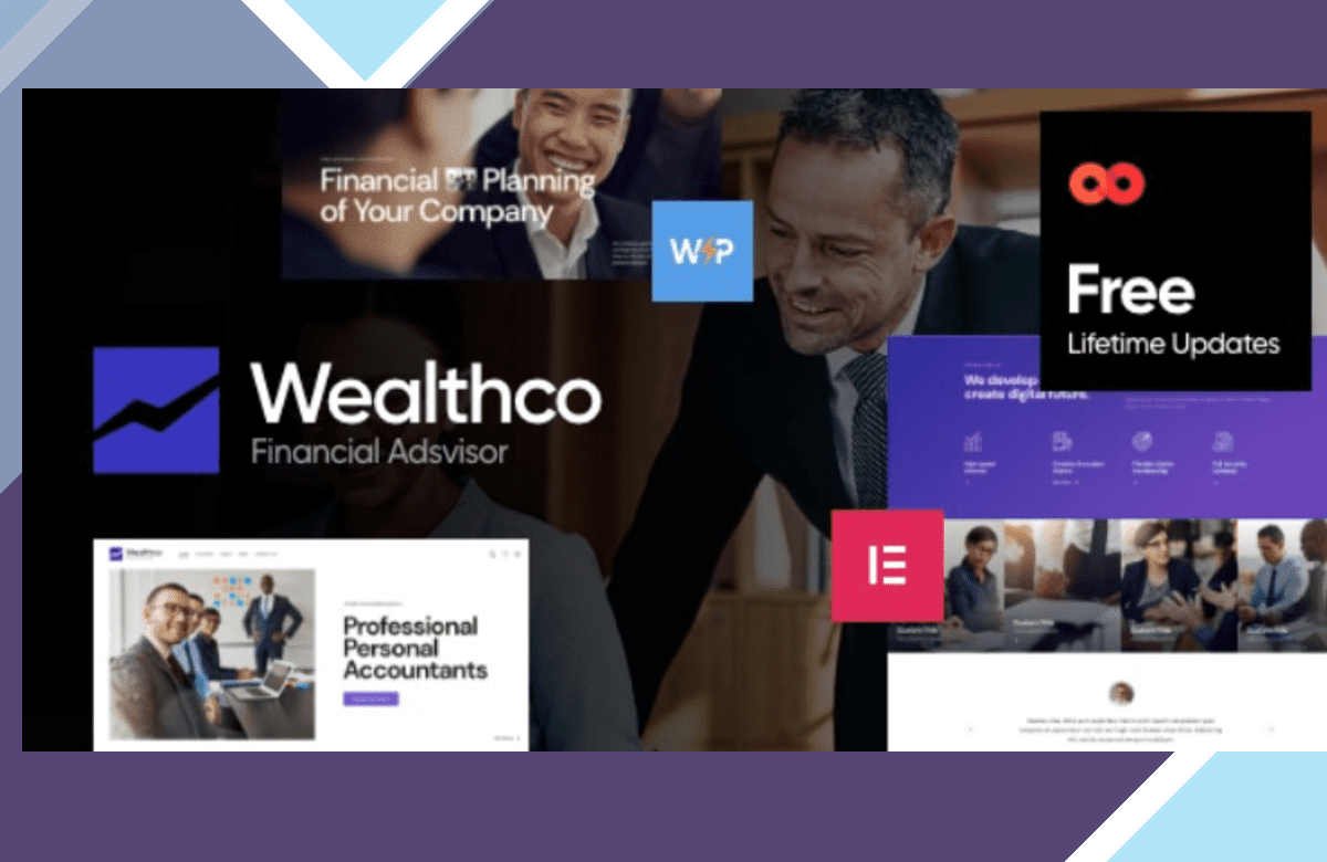 WealthCo – Business and Financial Consulting Theme screenshot