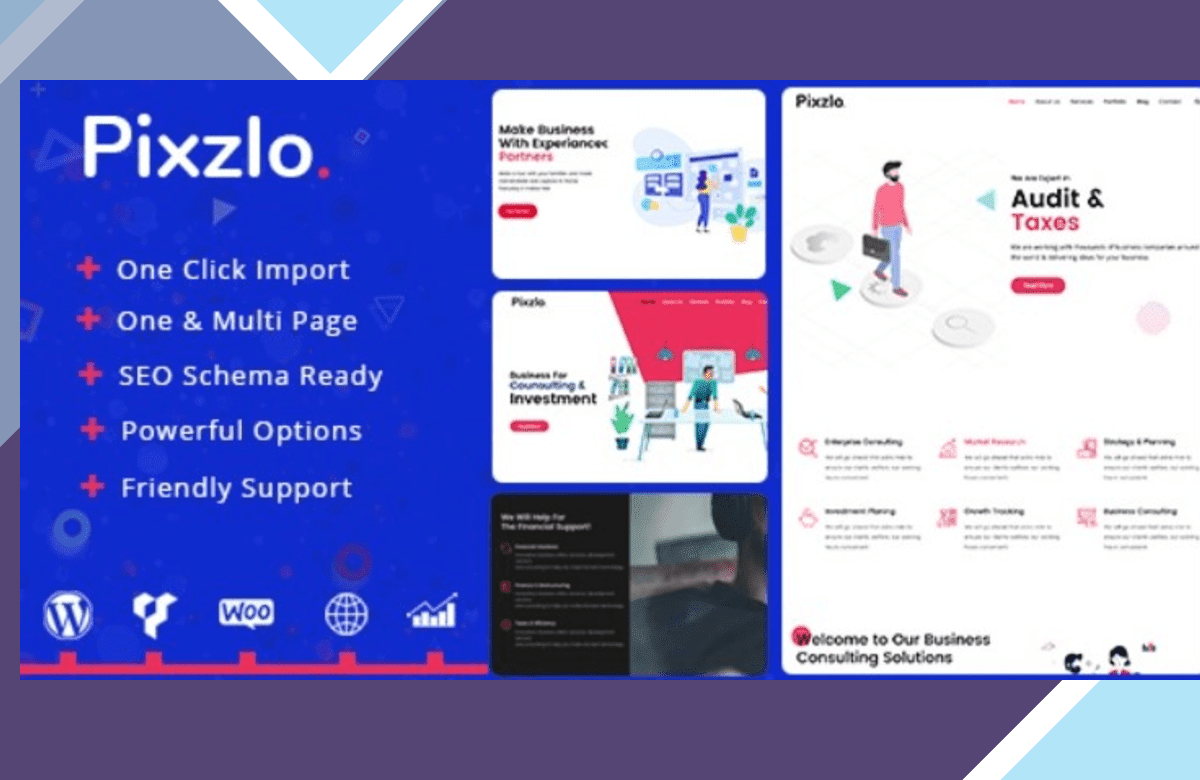 Pixzlo – Creative Theme for Professionals screenshot