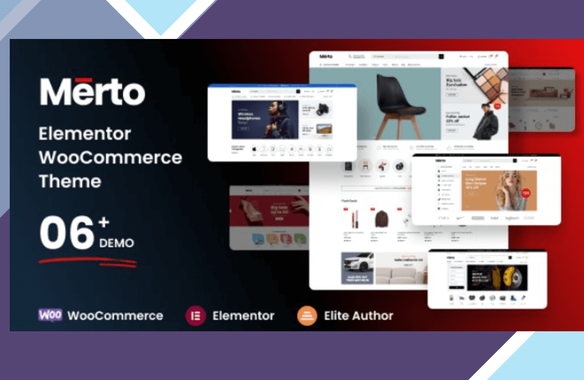 Merto – Multipurpose WooCommerce WordPress Theme screenshot
