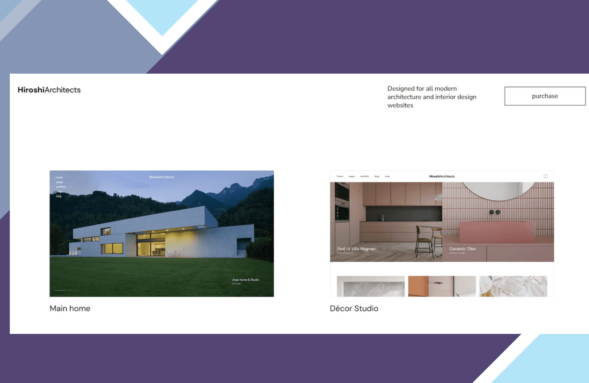 Hiroshi – Architecture and Interior Design Theme screenshot