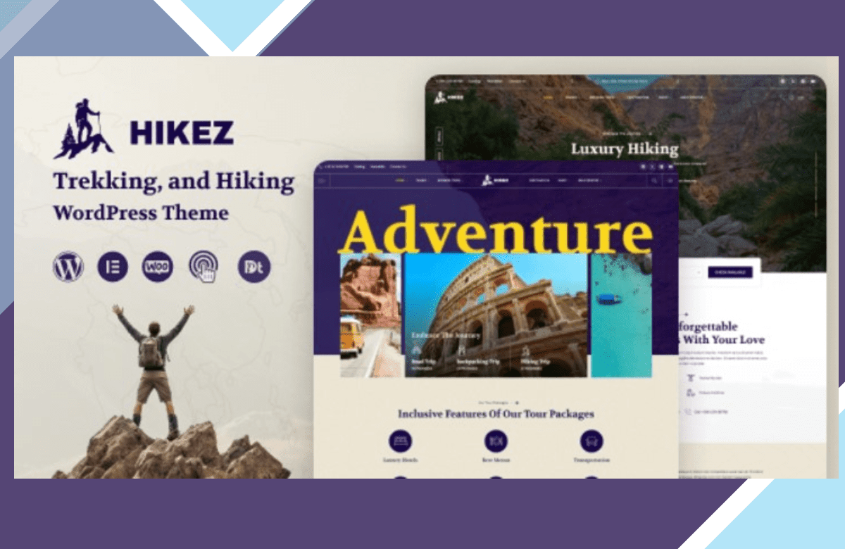 Hikez – Adventure Travel WordPress Theme screenshot