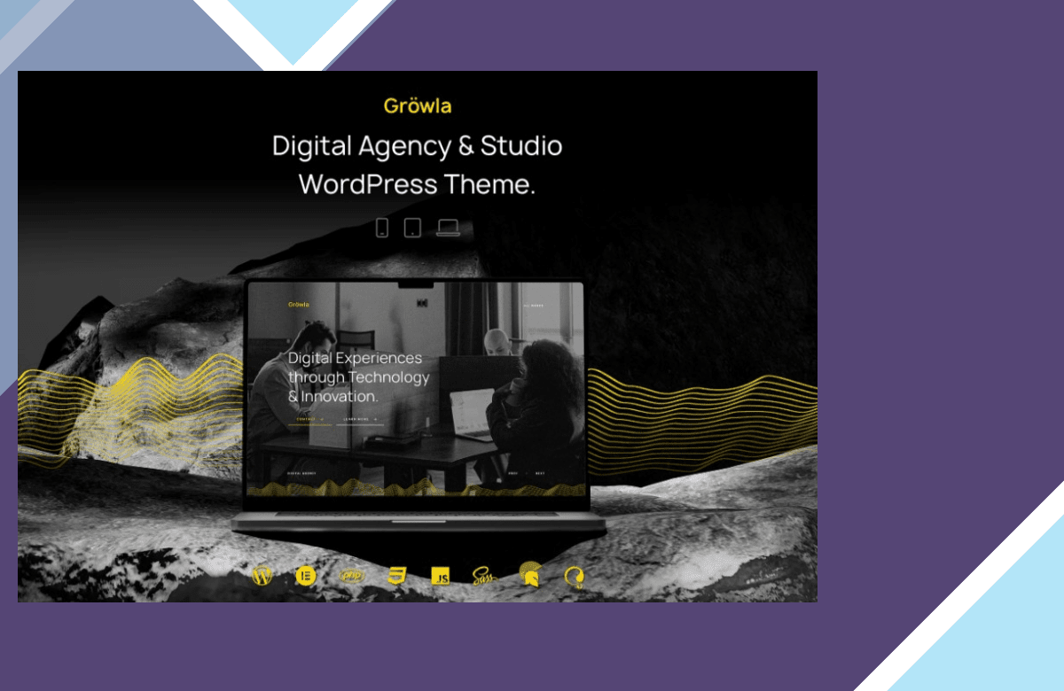 Gröwla – Digital Agency and Studio WordPress Theme screenshot