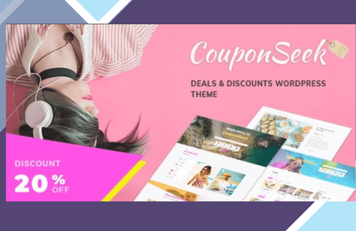 CouponSeek – Deals and Discounts WordPress Theme screenshot