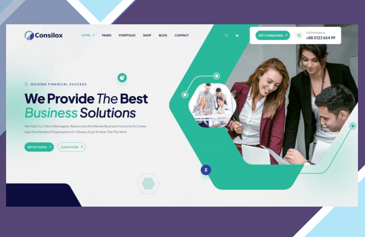 Consilox – Consulting Business WordPress Theme screenshot