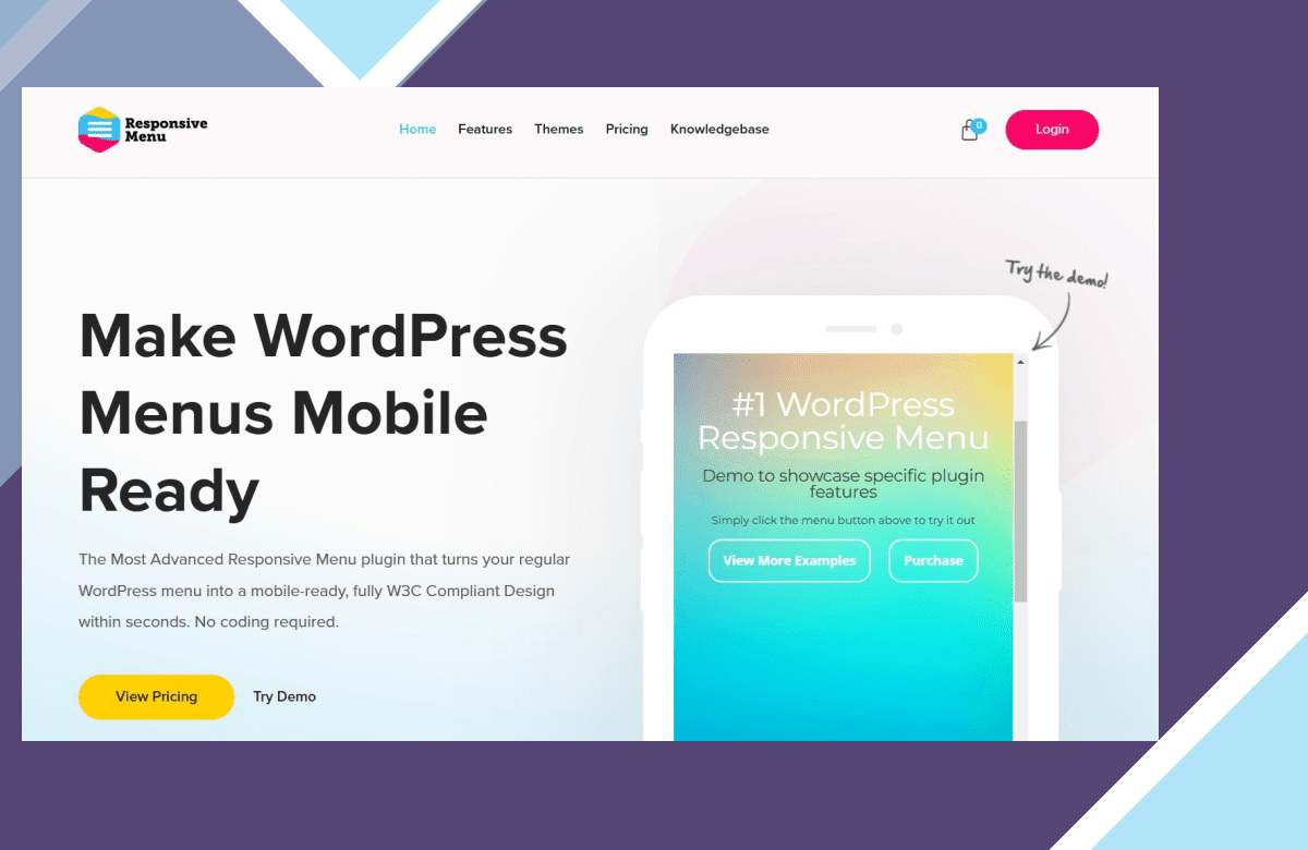 Responsive Menu Pro screenshot